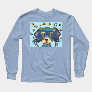 PET Store Puppy Pick Me Dog Painting - Cute Dog Art Long Sleeve T-Shirt